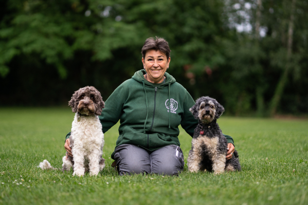 Claudia mit Motte und Bibo